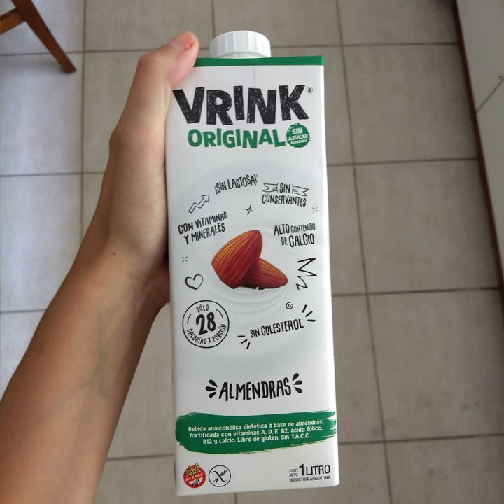 photo of Vrink Vrink Original de Almendras Sin Azúcar shared by @lulivillanuevaa on  03 Feb 2021 - review