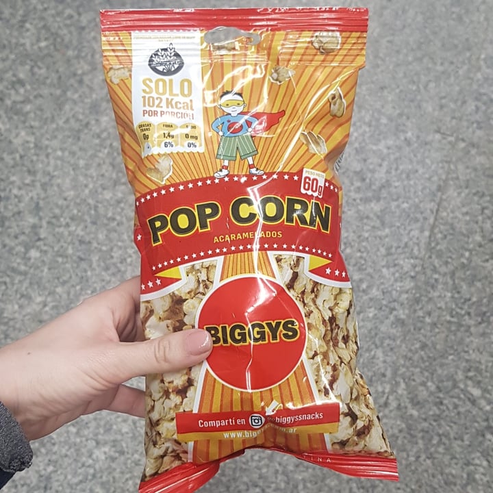 photo of Biggys Pop Corn Acaramelado shared by @luciamilici1 on  17 Jul 2021 - review