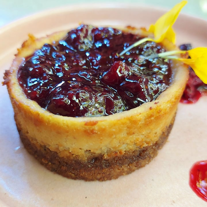 photo of Mudrá Cheesecake de frutos rojos shared by @veganbandit on  09 Feb 2022 - review