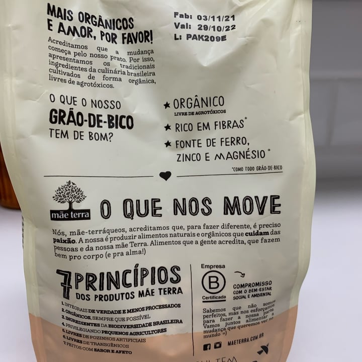review photo of Mãe Terra Grão de Bico shared by @alenolasco on 06 May 2022 - review