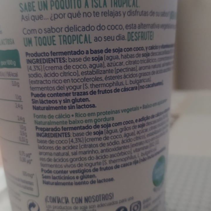 review photo of Alpro Natural cocco shared by @oscarotin on 28 Apr 2022 - review