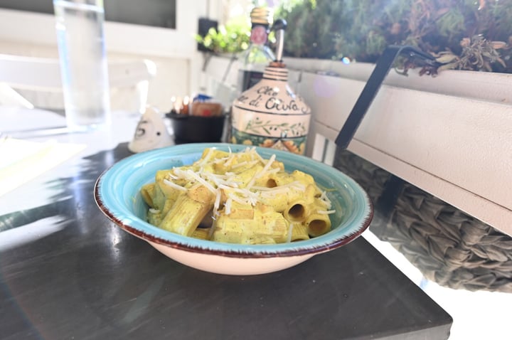 review photo of Buddy Italian Restaurant Cafè Vegan “Carbonara” with Tofu and Curcuma shared by @tryingveganwithmario on 13 Sep 2019 - review