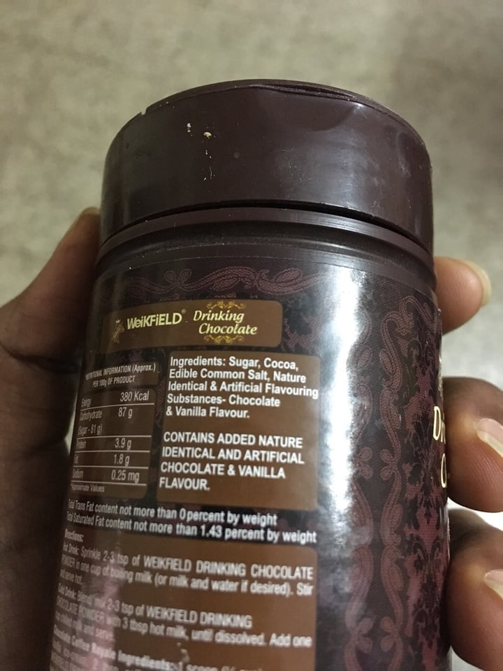 review photo of Weikfield Drinking Chocolate shared by @ranjana on 03 Sep 2019 - review
