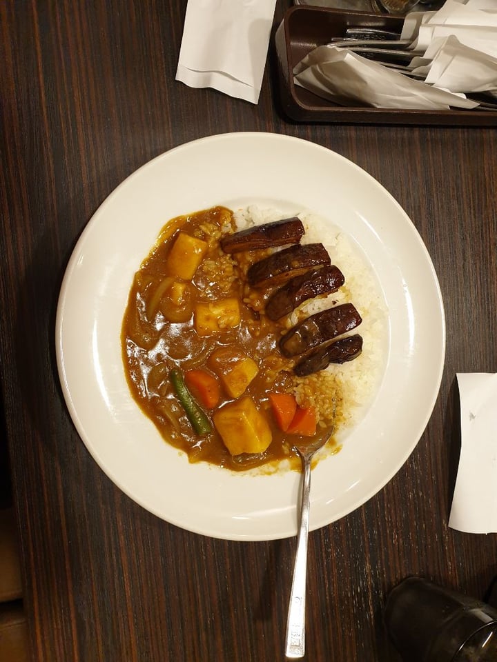 review photo of Coco Ichibanya Vegetarian curry with eggplant and vegetable shared by @jordocon on 08 Sep 2019 - review