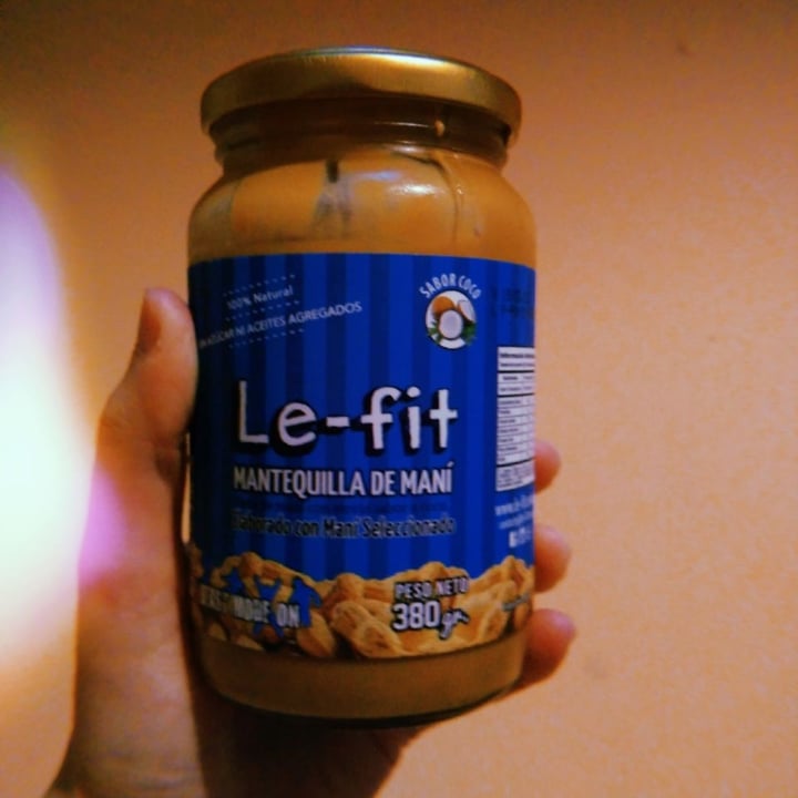 review photo of Le-Fit Mantequilla De Maní con Coco shared by @julivegetal on 12 Nov 2020 - review