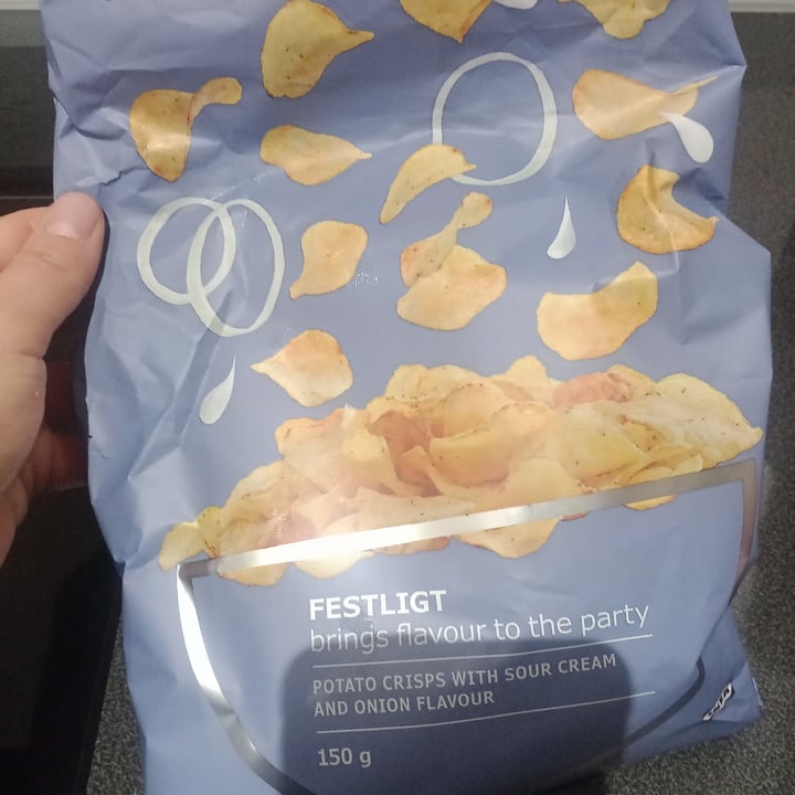 review photo of Ikea Festlight Potato Chips w/ Sour Cream & Onion Flavor shared by @cri1995 on 26 Mar 2022 - review