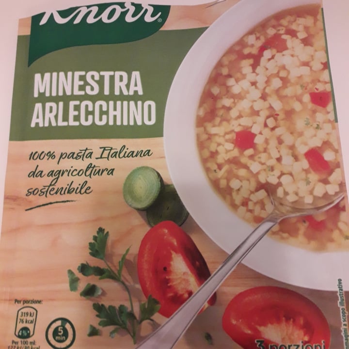 photo of Knorr Minestra Arlecchino shared by @albachiara8 on  19 Dec 2022 - review