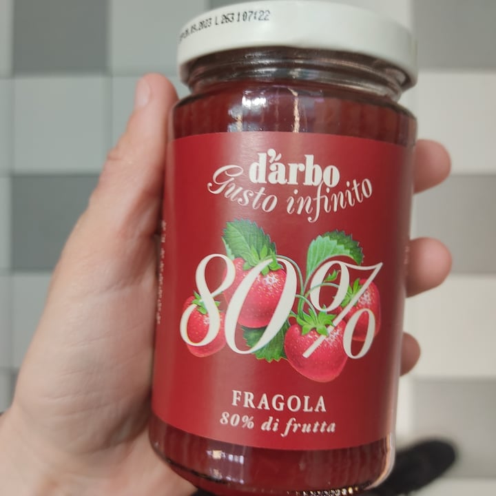 photo of dArbo gusto infinito 80% fragola shared by @lauradavega2 on  10 Apr 2022 - review