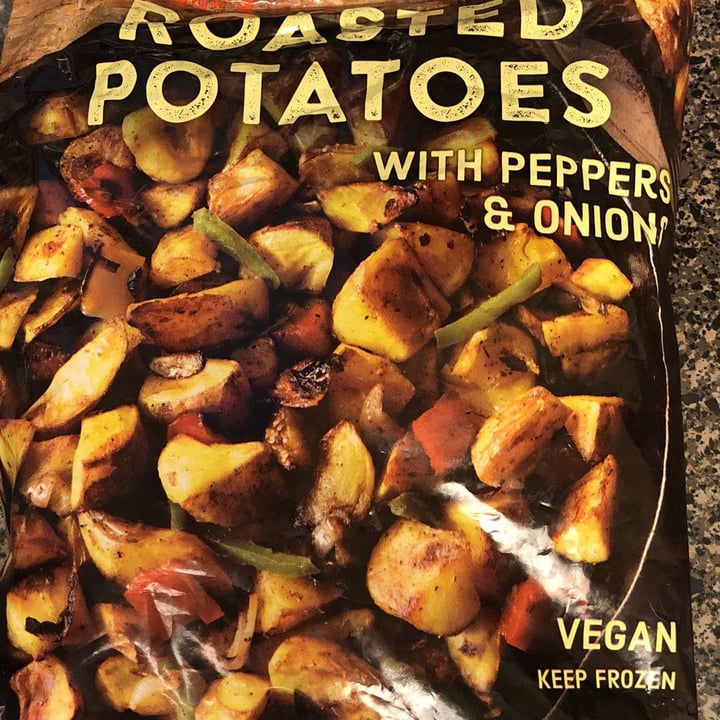 photo of Trader Joe's Roasted potatoes with peppers and onions. shared by @allieforthesoul on  12 May 2022 - review