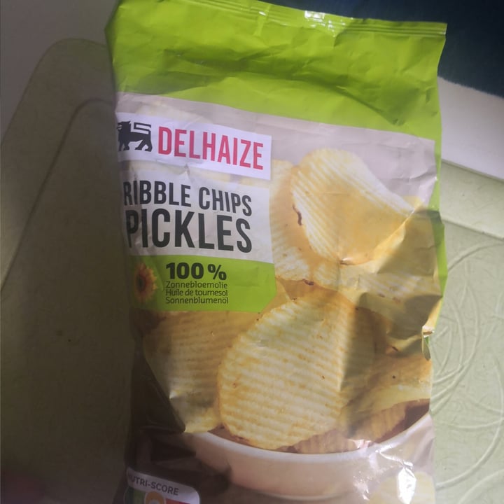 photo of Delheize Ribble Chips Pickles shared by @giuliasalvi on  31 Mar 2022 - review