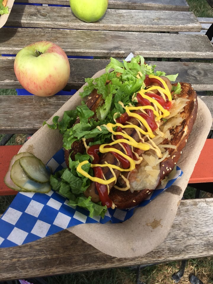review photo of Michell's Farm Market Veggie dog (no cheese) shared by @sistervegans on 14 Oct 2018 - review