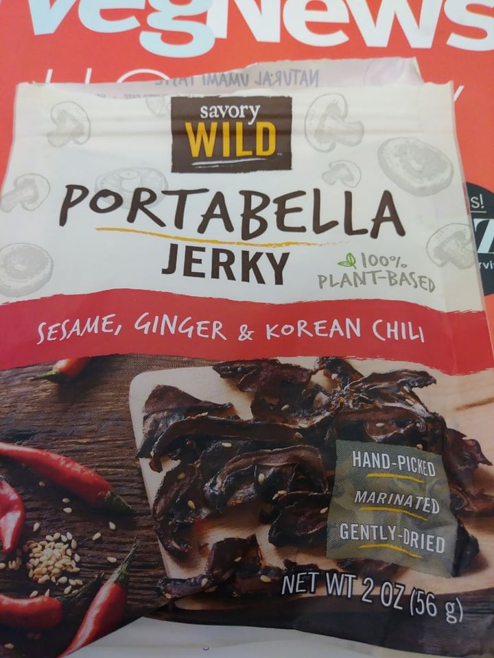 photo of Savory Wild Portabella Jerky shared by @majome on  28 Nov 2019 - review