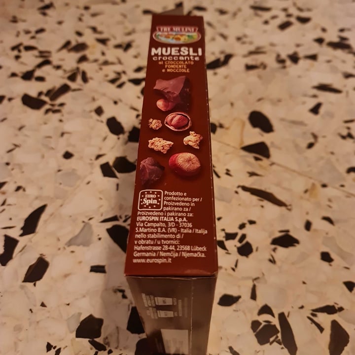 photo of Tre Mulini Muesli croccante al cioccolato fondente shared by @frenkricci on  27 Jan 2022 - review