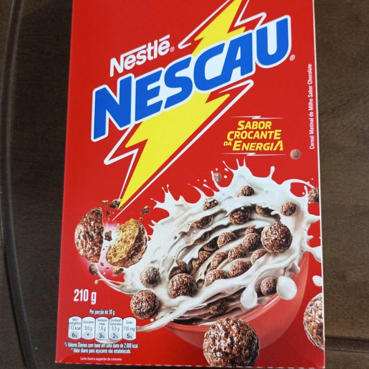 review photo of Nescau Cereal Cereal Nescau shared by @thaisvegan on 22 Feb 2022 - review