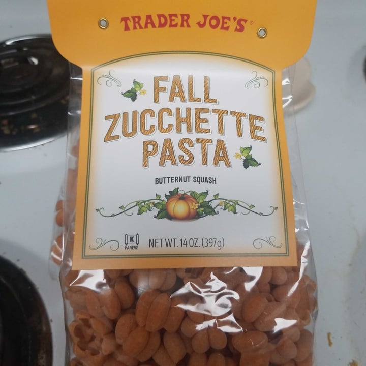 photo of Trader Joe's Fall Zuchette Pasta shared by @glitteredweb on  07 Oct 2020 - review