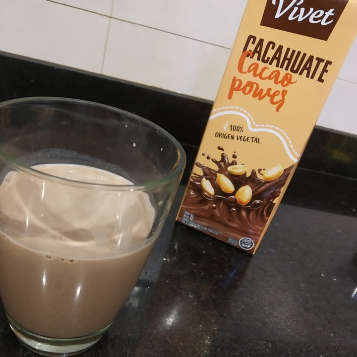 photo of Vívet Leche de Cacahuate sabor Cacao Power shared by @easyvgan on  24 Sep 2021 - review