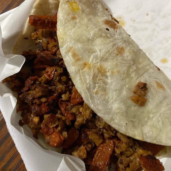 review photo of Mercado Del Chorro Campechana - El trompo vegano shared by @lavacavegana on 26 Feb 2022 - review