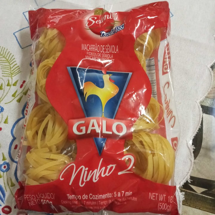 review photo of Galo Macarrao de Semola ninho 2 shared by @sandramaximo on 10 Jul 2021 - review