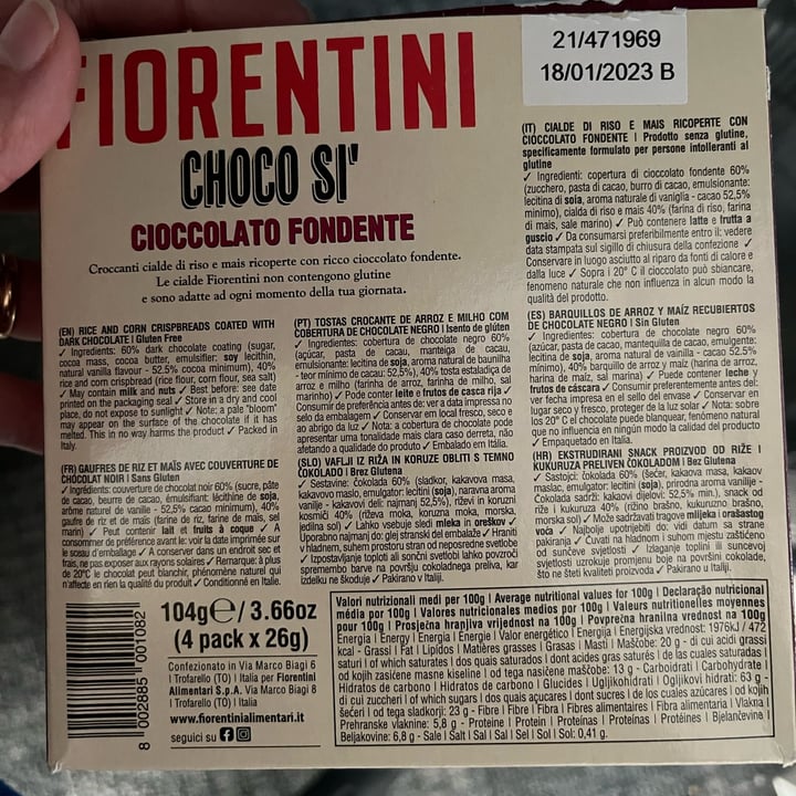 photo of Fiorentini Choco si shared by @gaiacc on  10 Mar 2022 - review