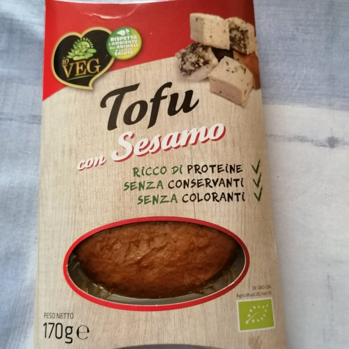photo of ioVEG Tofu con sesamo shared by @blustar on  05 Sep 2021 - review