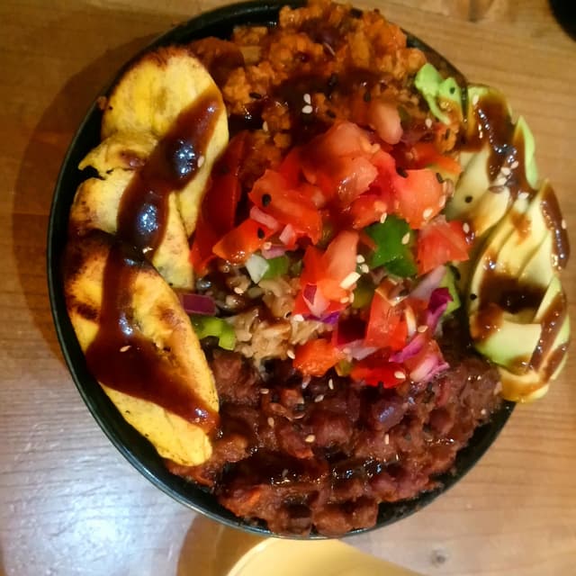 Photo of the dish “Pabellón vegano”