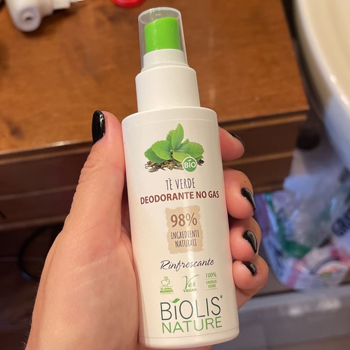 photo of Biolis Nature Deodorante No Gas Tè Verde shared by @sara201287 on  30 Aug 2022 - review