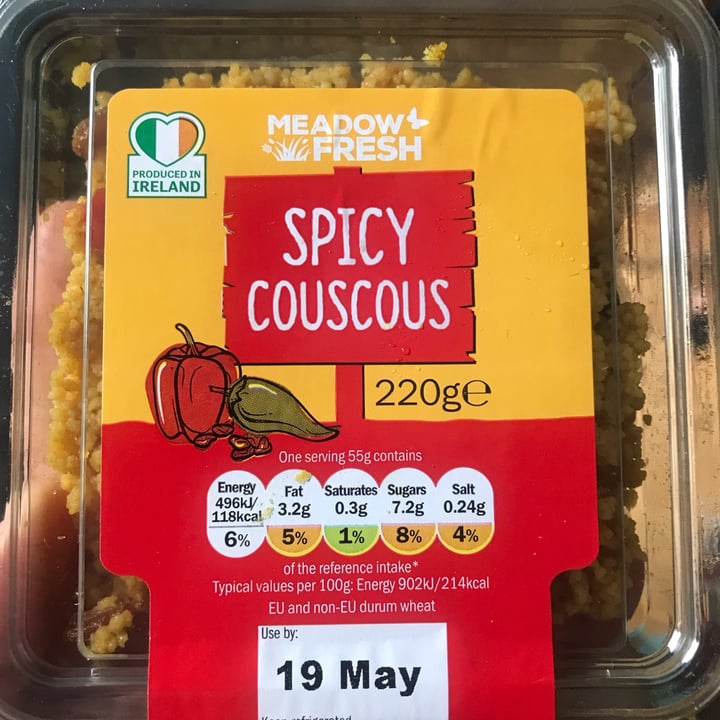 photo of Meadow Fresh Spicy Couscous shared by @marinalbravo on  16 May 2022 - review