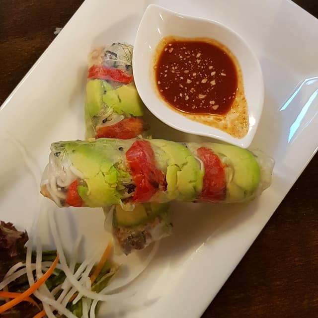 Photo du plat “Cuon Rau Mam”