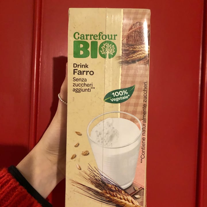 photo of Carrefour Bio Drink Farro shared by @unamargheritavegana on  17 Dec 2021 - review