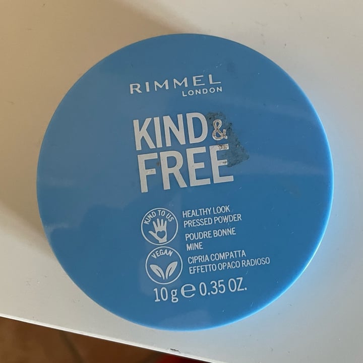photo of Rimmel London Kind and free pressed powder shared by @lauraluce on  25 Mar 2022 - review