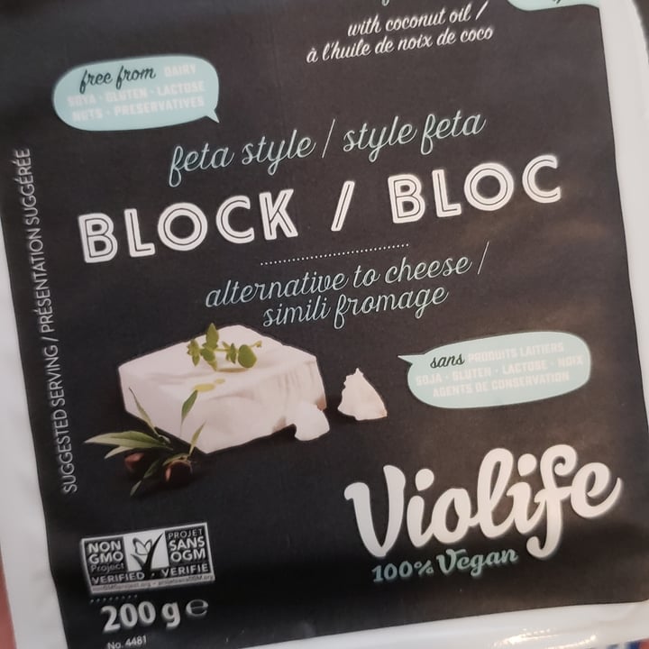 photo of Violife Feta Block - Greek White shared by @mermade on  09 Jan 2021 - review