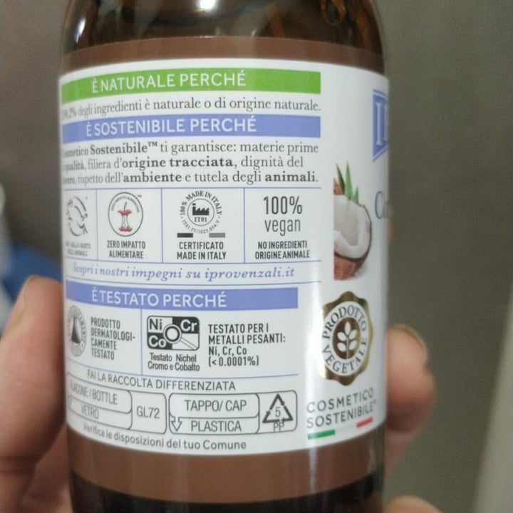 photo of I Provenzali Olio biologico corpo e capelli cocco shared by @nando83 on  03 May 2022 - review