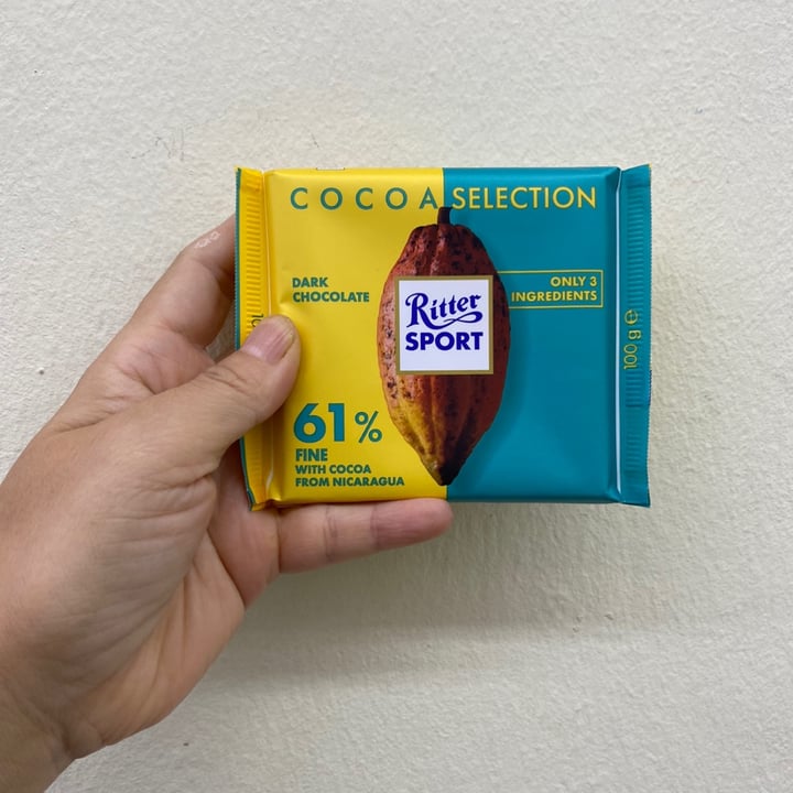 photo of Ritter Sport Dark Chocolate 61% Cacao Fine shared by @piggy-egg on  18 Jul 2022 - review
