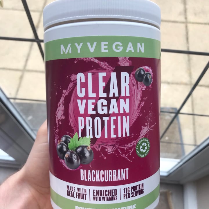 photo of MYVEGAN Clear Vegan Protein Lemon & Lime shared by @morganthomas on  10 Apr 2021 - review
