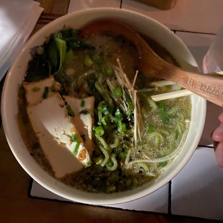 review photo of Underbelly North Park Vegetable Ramen (Vegan Sub) shared by @anotherplantbasedgal on 08 Apr 2021 - review