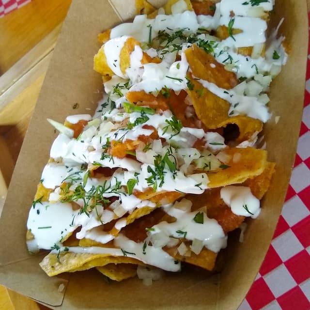 Foto do prato “Chilaquiles”