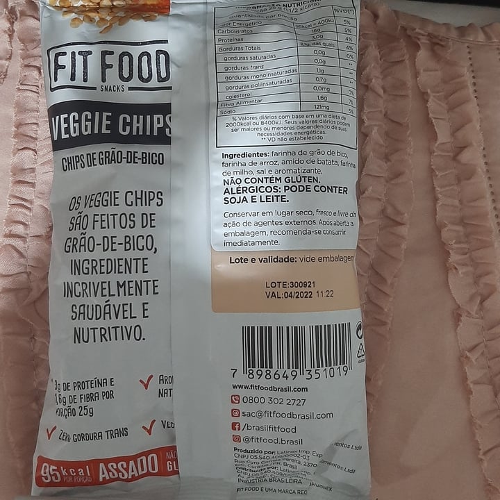 photo of Fit  Food Veggie Chips shared by @fbaldomir on  25 Apr 2022 - review
