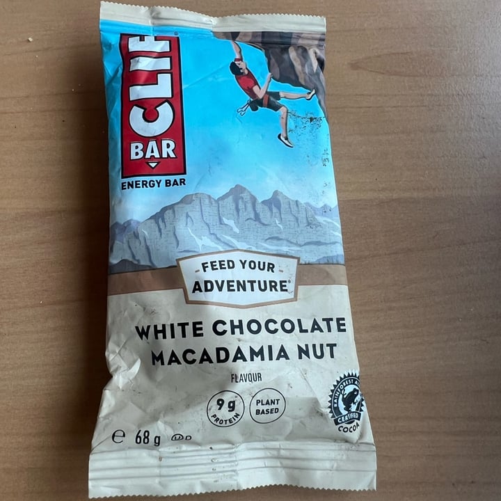 photo of Clif Bar white chocolate and macadamia nut shared by @bastianbieler on  19 Nov 2022 - review