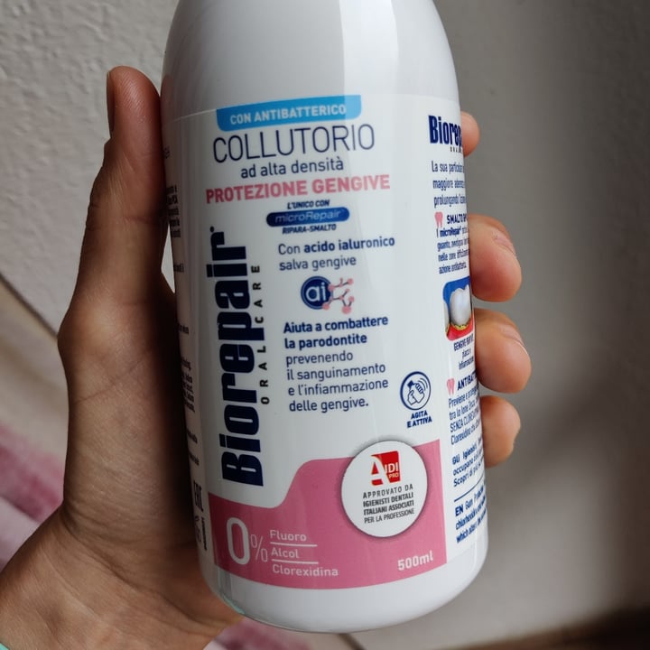 photo of Biorepair Gum protection mouthwash shared by @verticales on  09 Apr 2022 - review