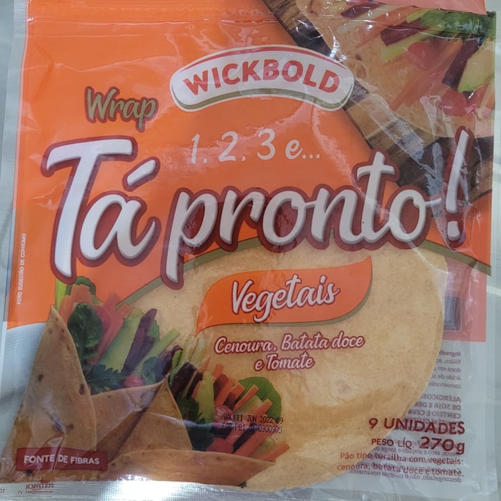 photo of Wickbold Wrap Vegetais shared by @katiatp on  05 Jun 2022 - review