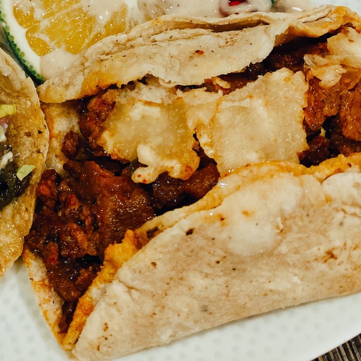 photo of Por Siempre Vegana Taquería Tacos Al Pastor shared by @estefaniagoram on  06 Oct 2020 - review