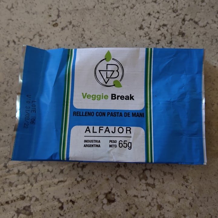 photo of Veggie Break Alfajor shared by @micae on  23 Jul 2022 - review