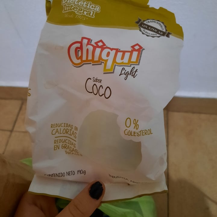 photo of Chiqui Galletitas Light sabor coco shared by @agustinaterzano on  01 Jun 2021 - review