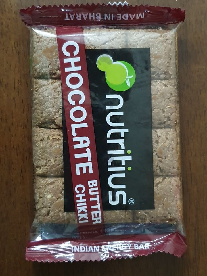 photo of Nutritius Chocolate peanut butter chikki shared by @ravi-gopalan on  03 Jan 2020 - review