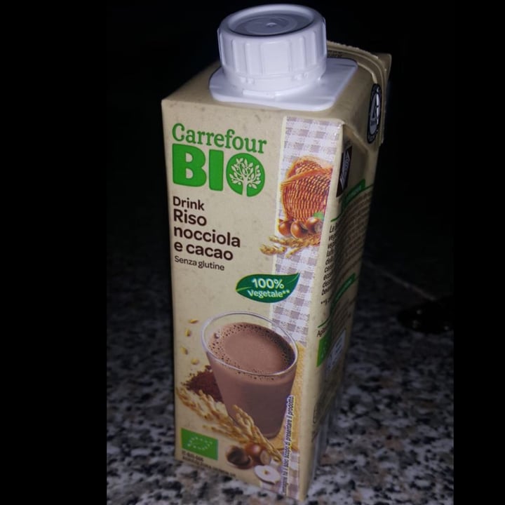 photo of Carrefour Bio Drink riso nocciola e cacao shared by @soloag on  24 Mar 2022 - review