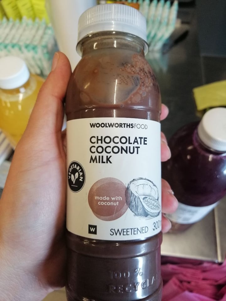 photo of Woolworths Food Chocolate Coconut Milk shared by @karamikayla on  09 Nov 2019 - review