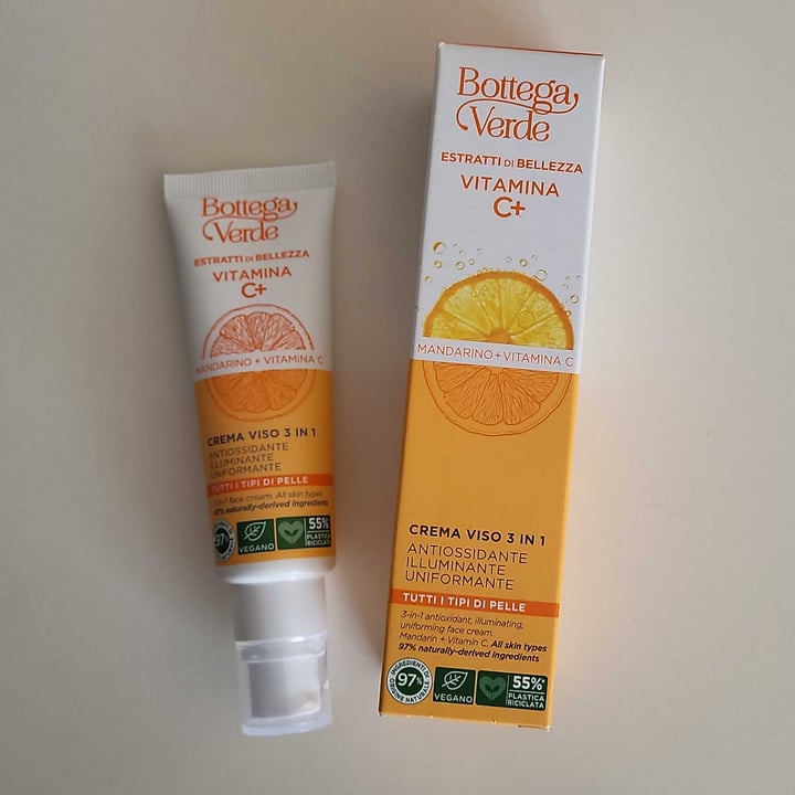 review photo of Bottega Verde Crema viso mandarino+vitamina C shared by @camillamm on 25 Feb 2022 - review