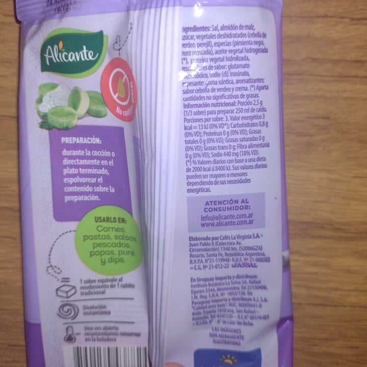 review photo of Alicante Crema Y Verdeo Saborizante En Polvo shared by @sofia8 on 04 Dec 2021 - review