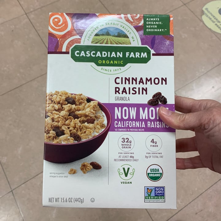 photo of Cascadian Farm Raisin Bran shared by @sandyvilletti on  10 Feb 2021 - review