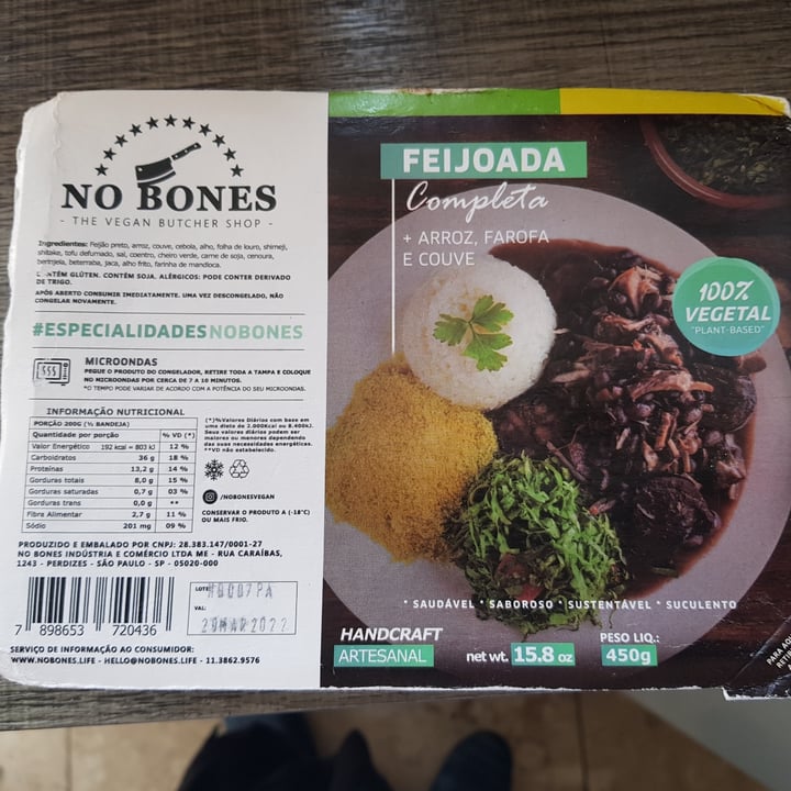 photo of No bones Feijoada completa shared by @emerotsuka on  22 Apr 2022 - review